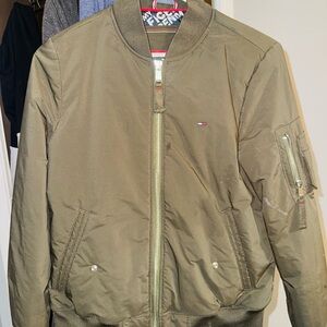 Tommy Hilfiger Olive Bomber Jacket